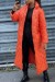 Longue doudoune matelassé en orange | 30,04 $ | OKKO MODE