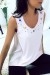 Two-tone Top with Rhinestone Embellished Neckline. Longer Back. Women's Fashion | $3.41 | OKKO MODE