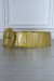 Ceinture jaune élastique à empiècement rectangulaire | 1,04 € | OKKO MODE
