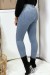Light Blue Slim Jeans with Back Pockets | $10.24 | OKKO MODE