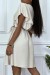 Robe patineuse beige cache coeur | 14,34 $ | OKKO MODE