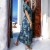 Royal Leaf Pattern Wrap Maxi Dress | $12.97 | OKKO MODE