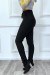 Black Cigarette Pants with Elastic Waistband | €5.25 | OKKO MODE