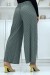 Palazzo-Hose taupe mit Muster - Damenmode elegant | 6,69 $ | OKKO MODE