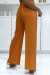 Orange Cotton Palazzo Pants | $6.69 | OKKO MODE