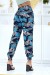 Pantalón azul royal con plumas - Elástico en cintura y tobillos | 6,17 € | OKKO MODE