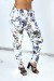 Calça branca estampada - Cigarrete | 6,17 € | OKKO MODE