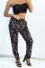 Calça estampada folhagem colorida corte reto | 6,17 € | OKKO MODE