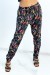 Calça estampada folhagem colorida corte reto | 6,17 € | OKKO MODE