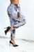 Pantalón amplio lila estampado hojas otoñales | 6,69 $ | OKKO MODE