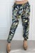 Pantalón estampado tropical en tonos marinos | 6,69 $ | OKKO MODE