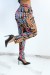 Blue Flowy Pants with Multi-Color Print | $6.69 | OKKO MODE
