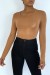 Jersey cuello redondo color camel - Manga larga | 4,10 $ | OKKO MODE