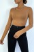 Jersey cuello redondo color camel - Manga larga | 4,10 $ | OKKO MODE