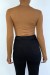 Jersey cuello redondo color camel - Manga larga | 4,10 $ | OKKO MODE