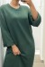 Vestido largo verde cuello redondo - Estilo elegante y moderno | 18,90 € | OKKO MODE