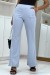 Light Blue Flared Pants | £9.52 | OKKO MODE