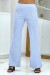 Light Blue Flared Pants | £9.52 | OKKO MODE