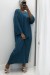 Blue Round Neck Sweater Dress - Cozy and Stylish | €18.90 | OKKO MODE