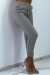 Jogging gris épais et molletonné avec poches | 5,69 $ | OKKO MODE