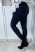Blue Distressed Slim Fit Jeans with Knee Rips | $5.69 | OKKO MODE