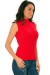 Débardeur rouge en tricot à col - Collection F709: Style et élégance assurés | 3,15 € | OKKO MODE