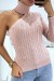 Twisted Knit Turtleneck Sweater with Unique Sleeve | €7.35 | OKKO MODE