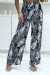 Pantalón palazzo estampado hojas marino - 55 caracteres | 6,69 $ | OKKO MODE
