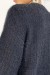 Pull noir à col rond tout doux effet bouffant | 10,92 $ | OKKO MODE