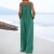 Combinaisons à jambes larges pour femmes, barboteuses à bretelles sexy, style vintage vert adt, salopette document solide, grand | 8,77 $ | OKKO MODE