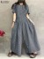 Salopette à jambes larges à carreaux pour femmes, manches courtes, taille plissée, col rond, adt, combinaisons vichy déco | 22,67 $ | OKKO MODE