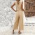 Ensemble 2 pièces pour femmes, vêtement d'été, couleur unie, col en v, boutons, neuvième pantalon, élégant | 45,29 $ | OKKO MODE