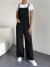 Combinaison camisole décontractée pour femme, tempérament à la mode, décoration de poche, jambe large, jambe droite, ensemble de | $15.59 | OKKO MODE