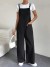 Combinaison camisole décontractée pour femme, tempérament à la mode, décoration de poche, jambe large, jambe droite, ensemble de | $15.59 | OKKO MODE