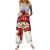 Combinaison de Noël imprimé bonhomme de neige pour femme, jambe large décontractée avec poches, barboteuses à fibres, combinaiso | $20.47 | OKKO MODE
