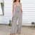 Salopette rétro en coton multi-documents, tendance estivale, pantalon long décontracté, poches, bouton, sangle de jambe large, c | 16,19 € | OKKO MODE
