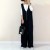 Salopette décontractée en coton et lin pour femme, pantalon à jambes larges, sangle de document solide, adt Streetwear, automne, | 26,32 $ | OKKO MODE