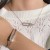 Ensemble collier et bracelet en perles rondes pour femme, bijoux de fête blanc zircon cubique | 7,19 € | OKKO MODE
