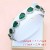 Ensemble de bijoux argent 925 femmes - émeraude verte et cristal blanc | 27,04 $ | OKKO MODE