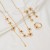 Ensemble de bijoux à fleurs africaines pour femmes - Colliers et boucles d'oreilles | 18,52 $ | OKKO MODE