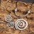 Ensemble de bijoux bohème, boucles d'oreilles et collier en spirale rétro | $4.33 | OKKO MODE