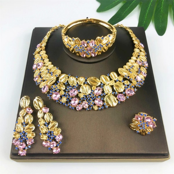 Ensemble de bijoux opale vintage pour femme, collier design luxe|35,88 €|OKKO MODE