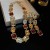 Ensemble collier et boucles d'oreilles géométriques incrustés de biscuits pour femmes | $2.17 | OKKO MODE