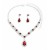 Ensemble collier et boucles d'oreilles en cristal pour femmes - Accessoires soirée mariage | 2,14 $ | OKKO MODE
