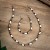 Ensemble collier et bracelet en perles de bois rustiques pour hommes, style vintage africain tribal | 2,00 € | OKKO MODE