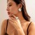 Boucles d'Oreilles Rondes et Lisses en Métal pour Femme, Anneaux Classiques Vintage | 2,16 $ | OKKO MODE