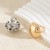 Boucles d'Oreilles Rondes et Lisses en Métal pour Femme, Anneaux Classiques Vintage | 2,16 $ | OKKO MODE