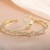 Ensemble de Bracelet et Bague en Or pour Femme, Bijoux Carillon d'Anniversaire | 2,86 $ | OKKO MODE