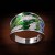 Ensemble de bijoux classiques pour femme, cuir chevelu vert, bague trois pièces | $8.58 | OKKO MODE