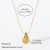 Ensemble de bijoux en acier inoxydable pour femme, gouttes d'eau brillantes | €2.50 | OKKO MODE